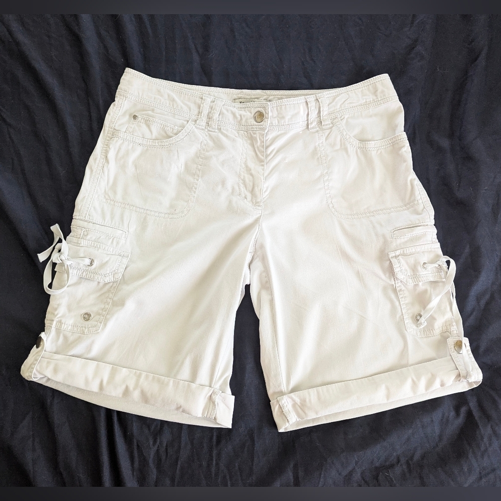 White House Black Market Cuffed Cargo Shorts